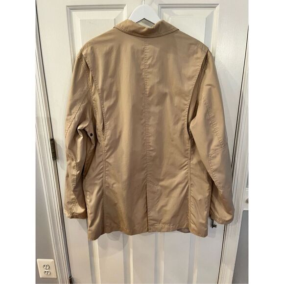 Duluth Trading Tan Safari Utility Mesh Lined Travel Jacket Vintage sz L EUC - Picture 5 of 10